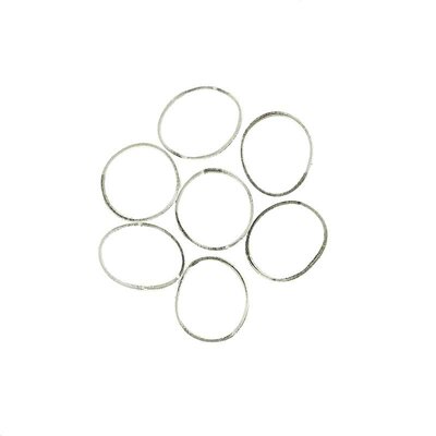 Mini elastiekjes transparant